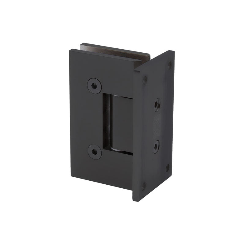 FHC FHC Junior Glendale Square 5 Degree Wall Mount Hinge Full Back Plate JRGLENF5MB