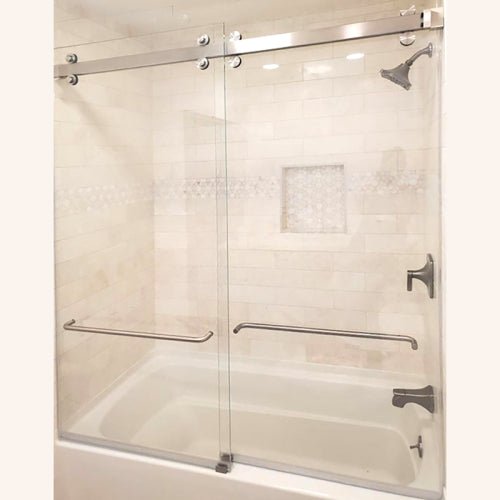 FHC - FHC Napa Series 180 Deg Sliding Shower Door Kit - NAPA180BS