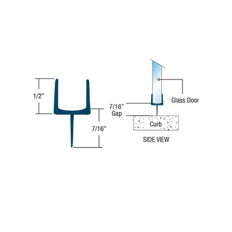 FHC - FHC One Piece Bottom Seal with Wipe - 95" Long - CBWD38