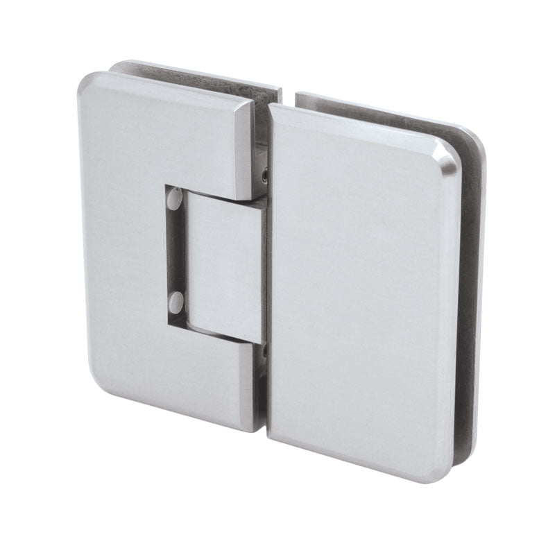 FHC - FHC Pasadena HD Beveled Glass To Glass 180 Degree Hinge - PAS180CH