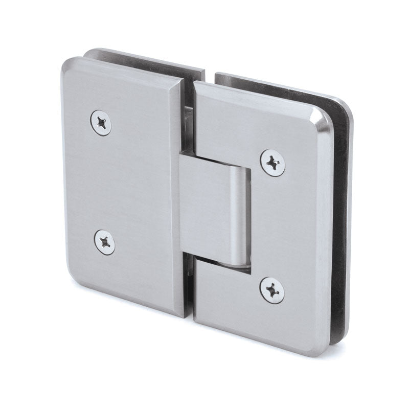 FHC - FHC Pasadena HD Beveled Glass To Glass 180 Degree Hinge - PAS180CH