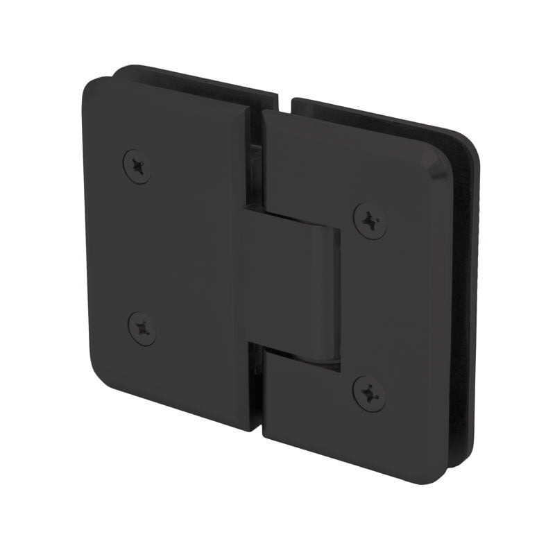 FHC - FHC Pasadena HD Beveled Glass To Glass 180 Degree Hinge - PAS180MB