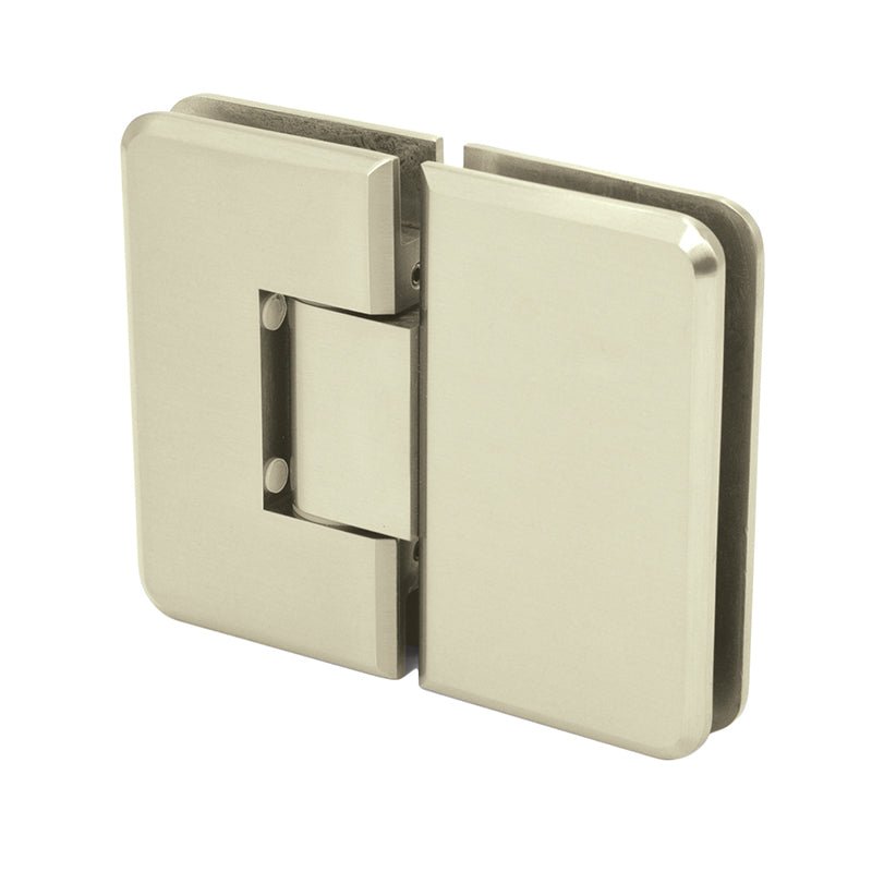 FHC - FHC Pasadena HD Beveled Glass To Glass 180 Degree Hinge - PAS180PN