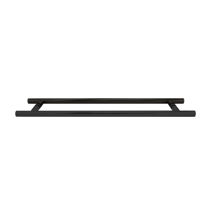 FHC FHC Ladder Towel Bar Back - To - Back for 1/4" To 1/2" Glass LHTB24X24SB