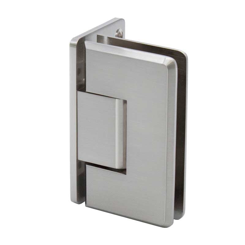 FHC FHC Preston Adjustable Beveled Wall Mount Hinge Full Offset Back Plate PRESA05BN