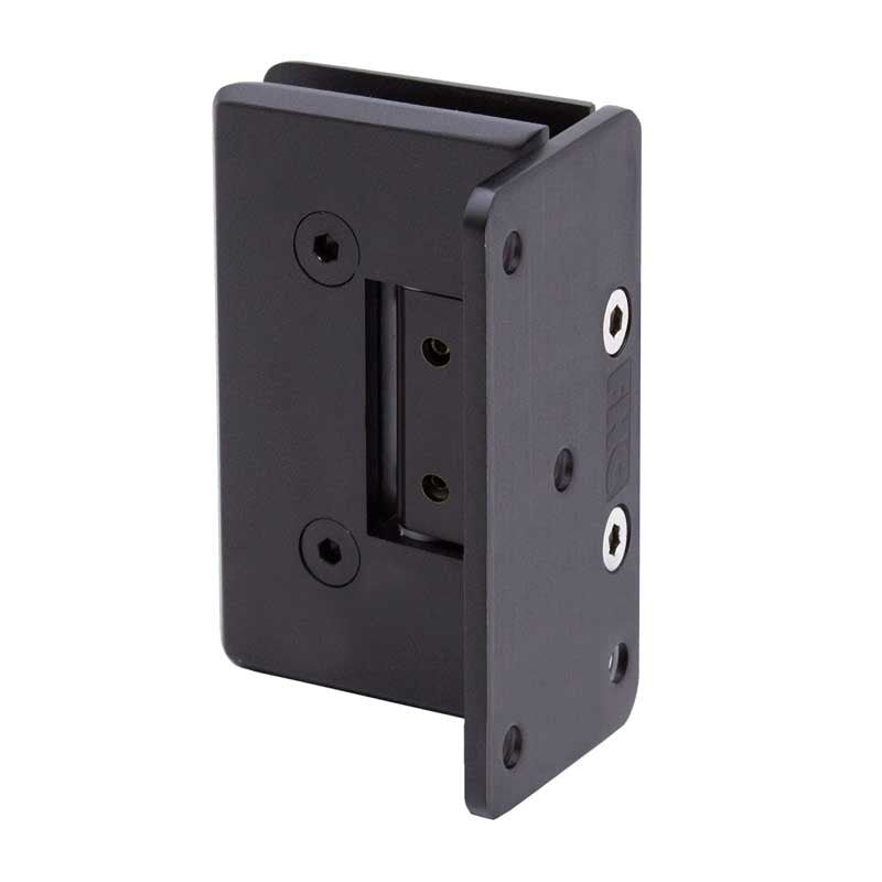 FHC FHC Preston Adjustable Beveled Wall Mount Hinge Full Offset Back Plate PRESA05MB