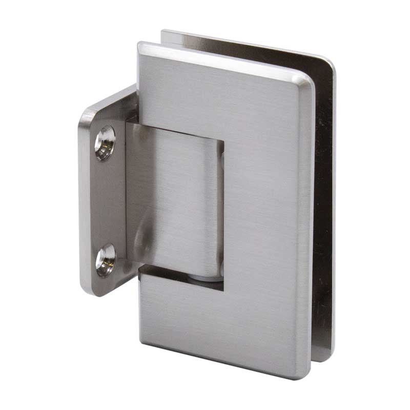 FHC FHC Preston Adjustable Beveled Wall Mount Hinge Short Back Plate PRESAS2BN