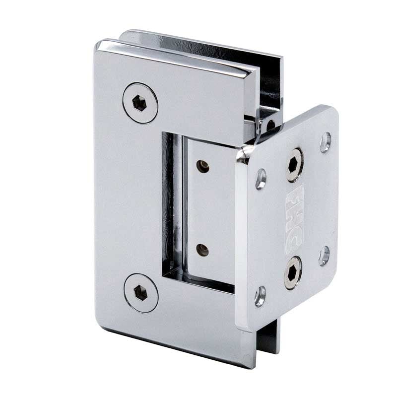 FHC FHC Preston Adjustable Beveled Wall Mount Hinge Short Back Plate PRESAS2CH