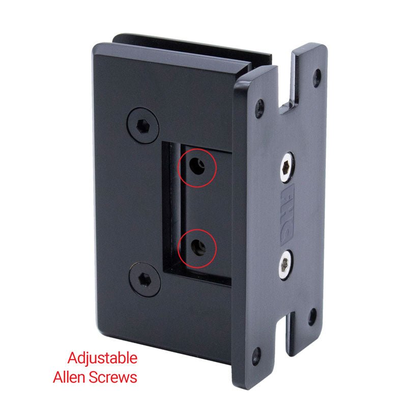 FHC FHC Preston Adjustable Wall Mount Hinge Adjustable H Back Plate PRESA4MB