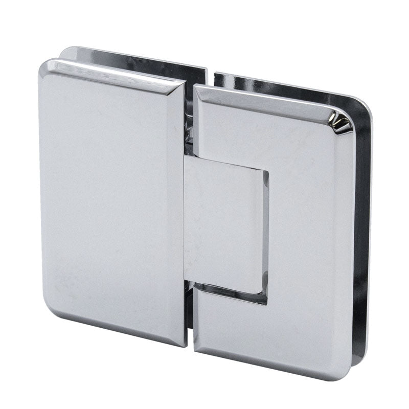 FHC FHC Preston Beveled 5 Degree Positive Close Glass To Glass 180 Degree Hinge PRES580CH