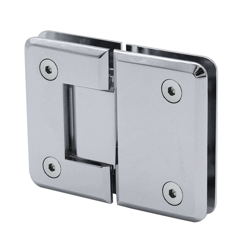 FHC FHC Preston Beveled 5 Degree Positive Close Glass To Glass 180 Degree Hinge PRES580CH