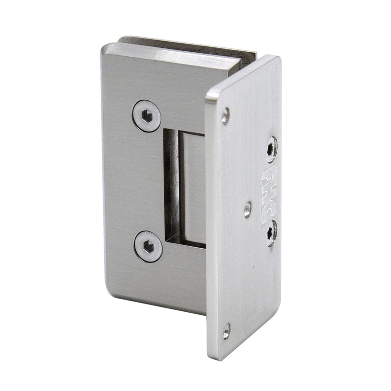 FHC FHC Preston Beveled 5 Degree Positive Close Offset Back Plate Wall Mount Hinge PRES05BN