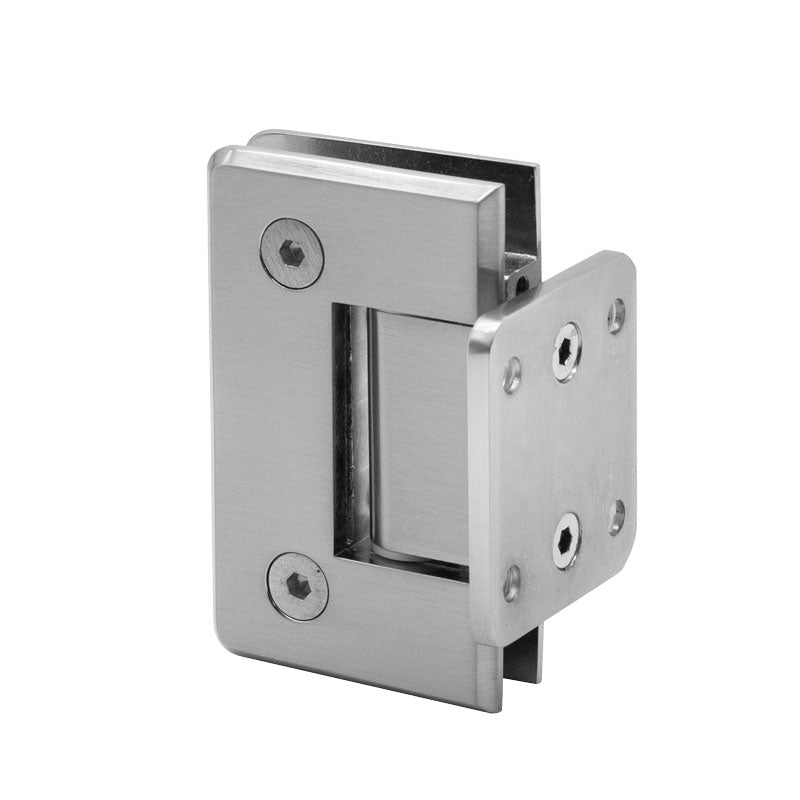 FHC FHC Preston Beveled 5 Degree Positive Close Short Back Plate Wall Mount Hinge PRESS5BN