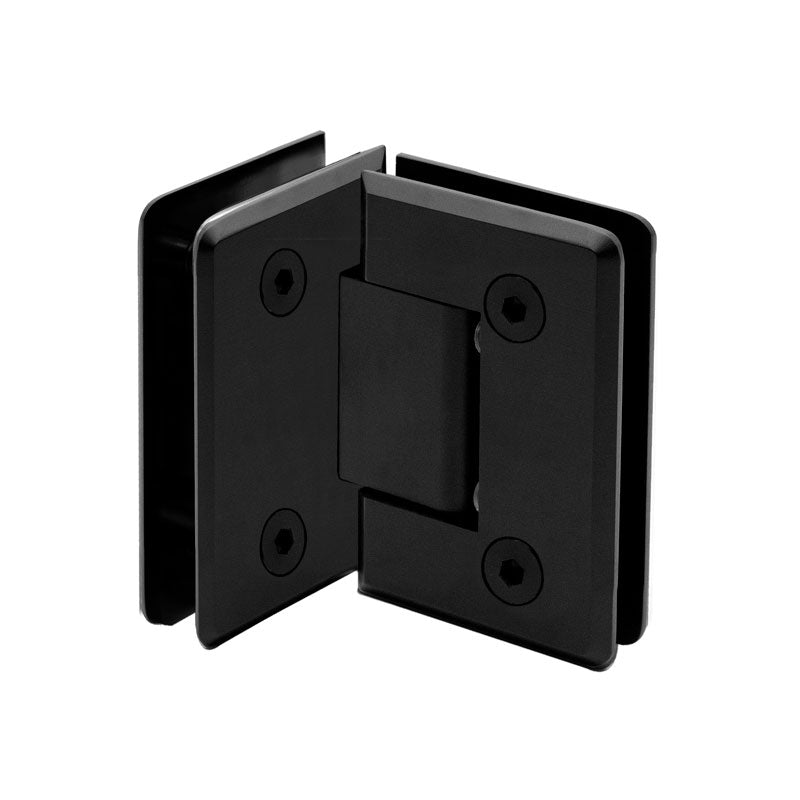 FHC FHC Preston Beveled Glass To Glass 90 Degree Hinge PRES90MB