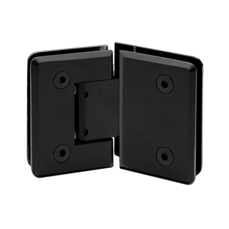 FHC FHC Preston Series 135 Degree Adjustable Glass - To - Glass Hinge For 3/8" To 1/2" Glass PRESA135MB