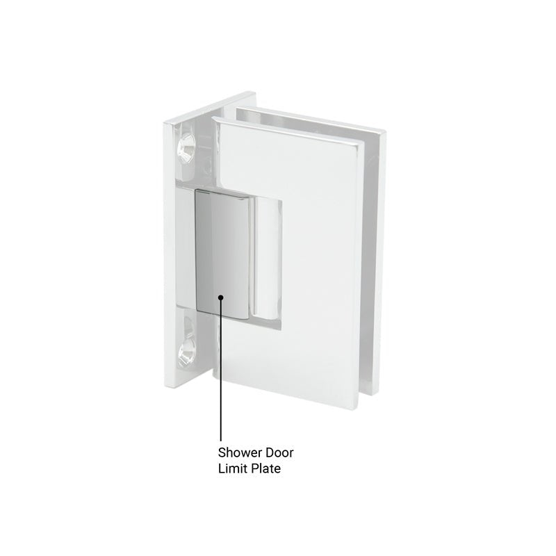 FHC FHC Shower Door Hinge Limit Plates 4.0mm Thick HLP400PN