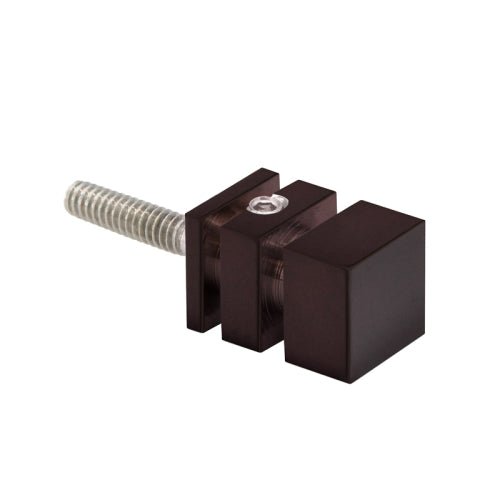 FHC FHC Single Sided Square Knob For Towel Bars - 1/4" - 20 Thread DK2700RB