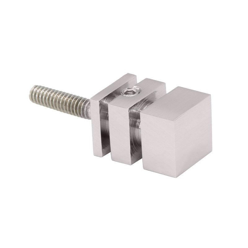 FHC FHC Single Sided Square Knob For Towel Bars - 1/4" - 20 Thread DK270BN