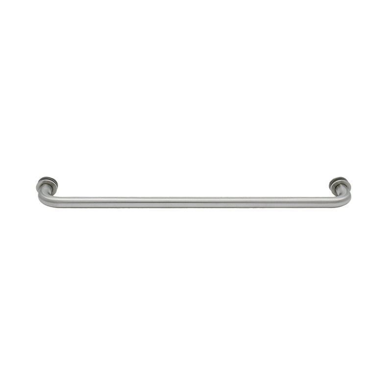 FHC FHC Tubular Towel Bar Single - Sided with Washers for 1/4" To 1/2" Glass TBR20BN