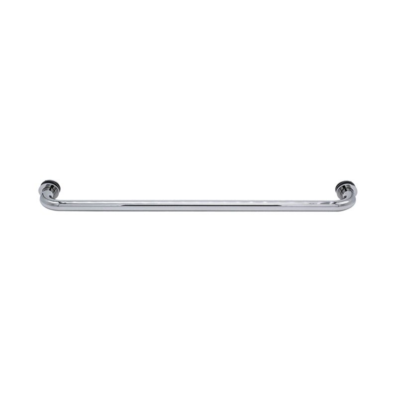 FHC FHC Tubular Towel Bar Single - Sided with Washers for 1/4" To 1/2" Glass TBR20CH