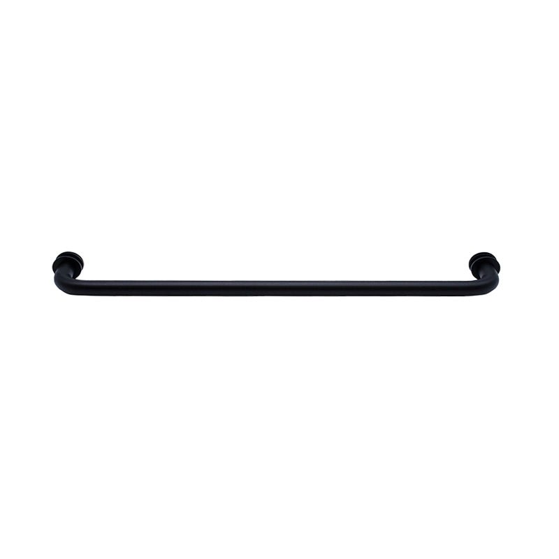 FHC FHC Tubular Towel Bar Single - Sided with Washers for 1/4" To 1/2" Glass TBR20MB