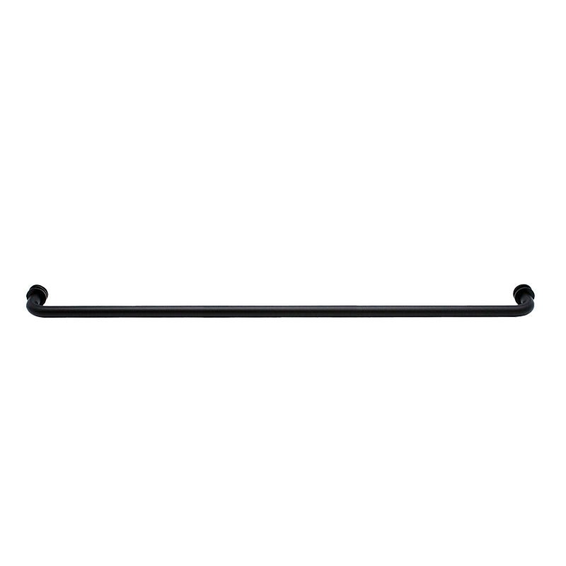 FHC FHC Tubular Towel Bar Single - Sided with Washers for 1/4" To 1/2" Glass TBR30MB