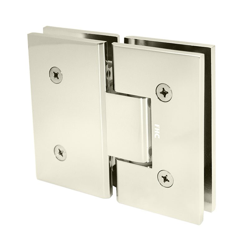 FHC FHC Valore HD Square Glass To Glass 180 Degree Hinge VAL180PN