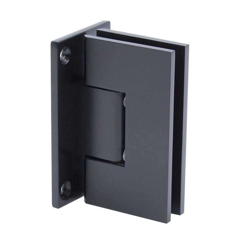 FHC FHC Venice Adjustable Square Wall Mount Hinge Full Back Plate VENA4MB