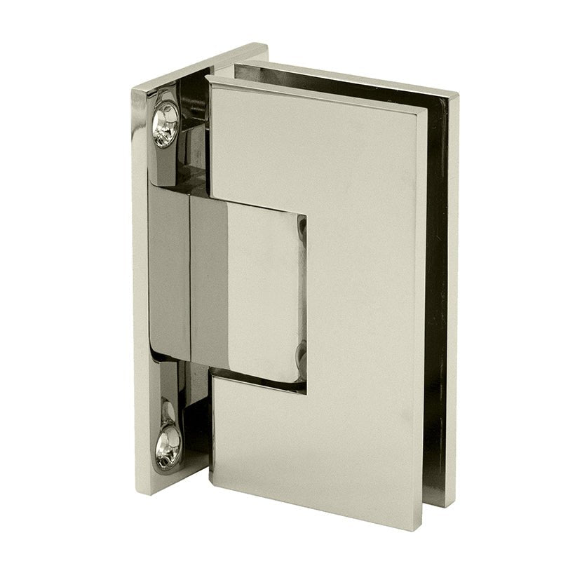 FHC FHC Venice Adjustable Square Wall Mount Hinge Full Back Plate VENA4PN