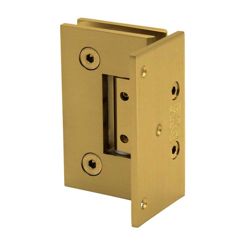 FHC FHC Venice Adjustable Square Wall Mount Hinge Full Offset Back Plate VENA05SB