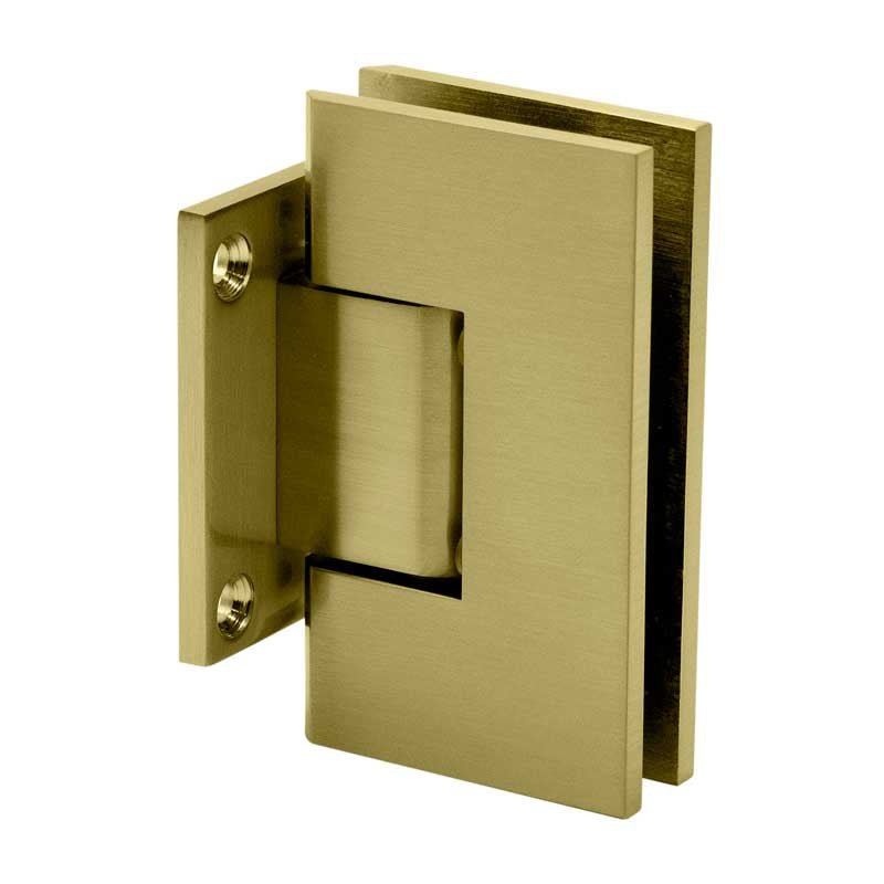 FHC FHC Venice Adjustable Square Wall Mount Hinge Short Back Plate VENAS2BN