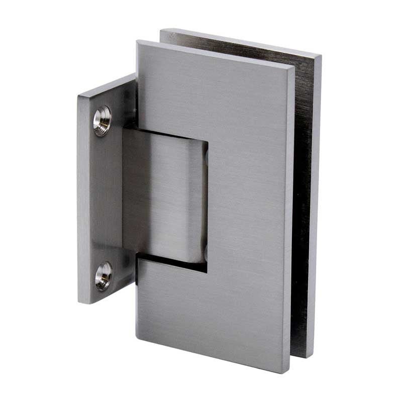 FHC FHC Venice Adjustable Square Wall Mount Hinge Short Back Plate VENAS2BN