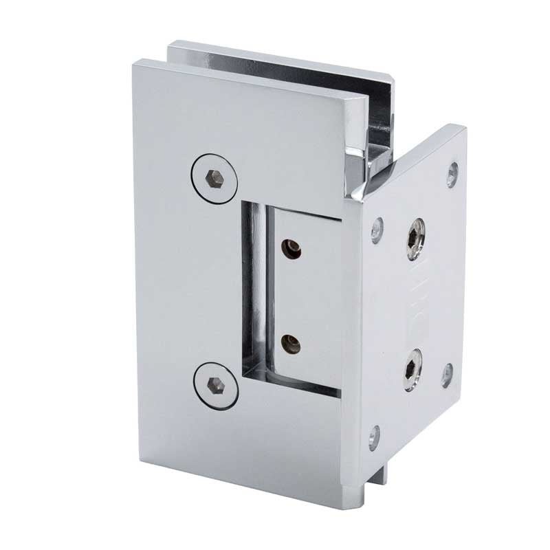 FHC FHC Venice Adjustable Square Wall Mount Hinge Short Back Plate VENAS2CH