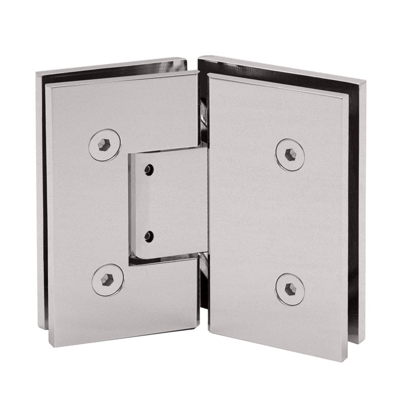 FHC FHC Venice Series 135 Deg Adjustable Glass - To - Glass Hinge For 3/8" To 1/2" Glass VENA135BN