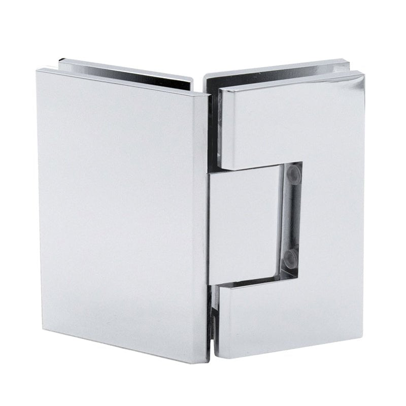 FHC FHC Venice Series 135 Deg Adjustable Glass - To - Glass Hinge For 3/8" To 1/2" Glass VENA135CH