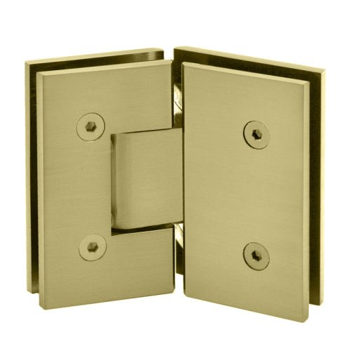 FHC FHC Venice Series 135 Deg Adjustable Glass - To - Glass Hinge For 3/8" To 1/2" Glass VENA135SB