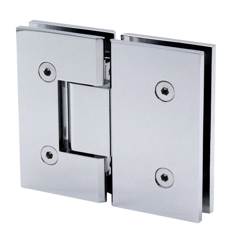 FHC FHC Venice Square 5 Degree Positive Close Glass To Glass 180 Degree Hinge VEN580CH