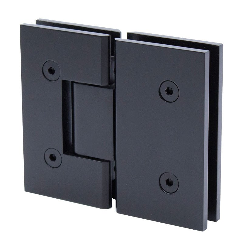 FHC FHC Venice Square 5 Degree Positive Close Glass To Glass 180 Degree Hinge VEN580MB