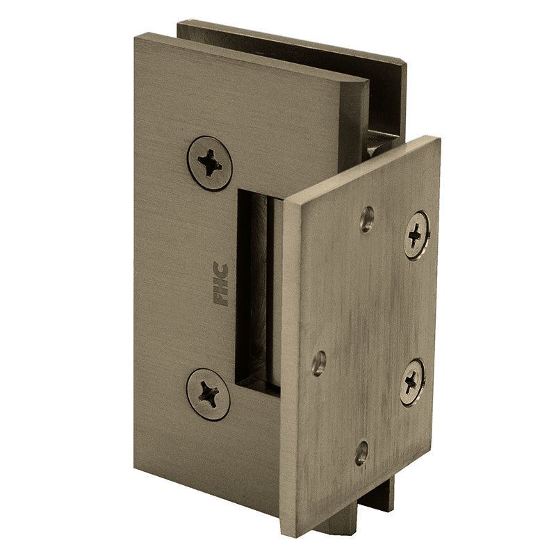 FHC FHC Venice Square 5 Degree Positive Close Offset Short Back Plate Wall Mount Hinge VENS05BBRZ