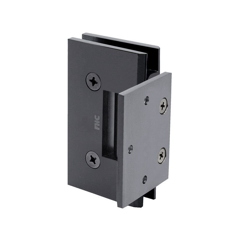 FHC FHC Venice Square 5 Degree Positive Close Offset Short Back Plate Wall Mount Hinge VENS05MB