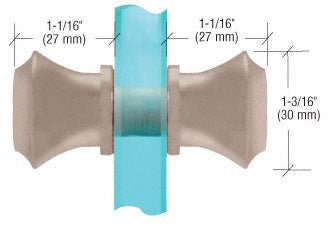 CRL Flair Style Back - to - Back Knobs SDK053BN