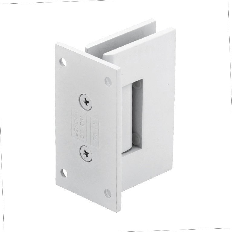 CRL Geneva 037 Series Wall Mount Full Back Plate Standard Hinge GEN037AW