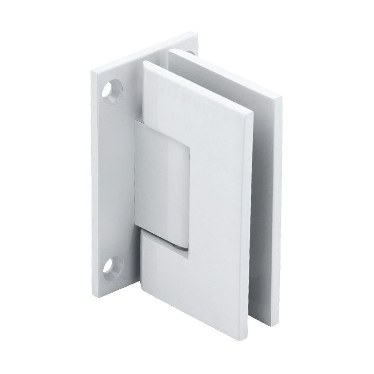 CRL Geneva 037 Series Wall Mount Full Back Plate Standard Hinge GEN037AW