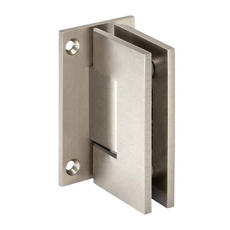 CRL Geneva 037 Series Wall Mount Full Back Plate Standard Hinge GEN037BN