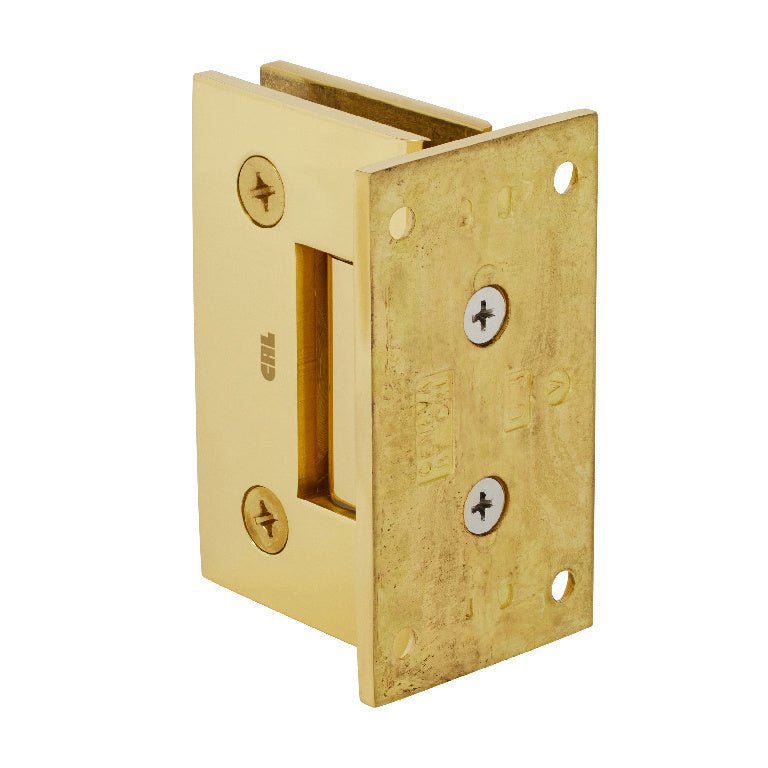 CRL Geneva 037 Series Wall Mount Full Back Plate Standard Hinge GEN037BR