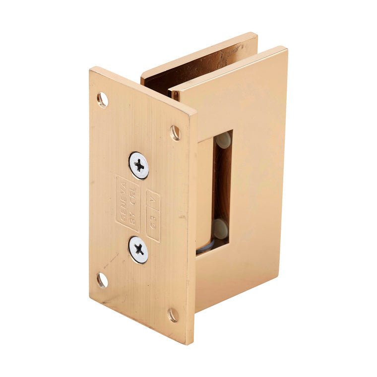 CRL Geneva 037 Series Wall Mount Full Back Plate Standard Hinge GEN037GP