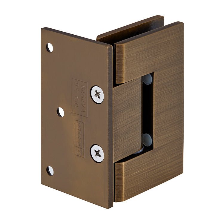 CRL Geneva 044 Series Wall Mount Offset Back Plate Hinge GEN044ABR