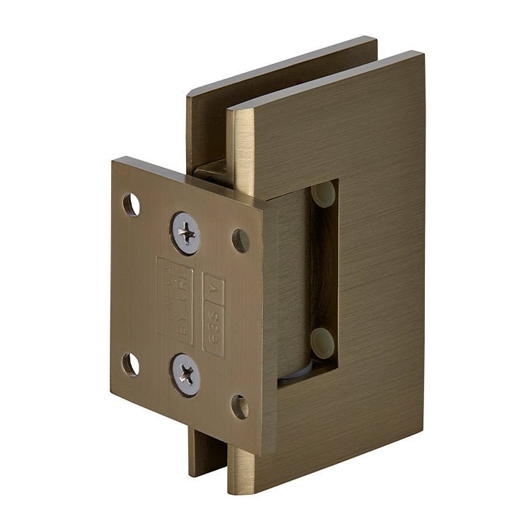 CRL Geneva 074 Series Wall Mount Short Back Plate Hinge GEN074BBRZ