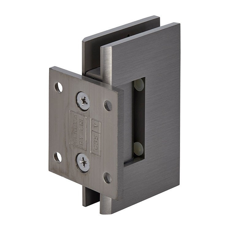 CRL Geneva 074 Series Wall Mount Short Back Plate Hinge GEN074BN