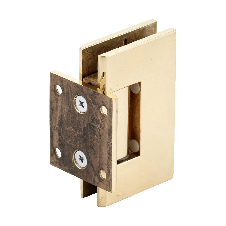 CRL Geneva 074 Series Wall Mount Short Back Plate Hinge GEN074BR